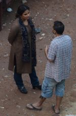 Vidya Balan on location of her new movie in Kolkata on 25th Nov 2015